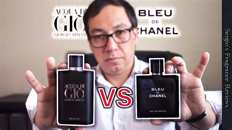 armani acqua di gio profumo vs bleu de chanel|Bleu de Chanel Parfum vs. Acqua di Gio Profumo.